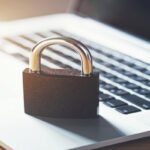 Creating a strong password on a laptop keyboard