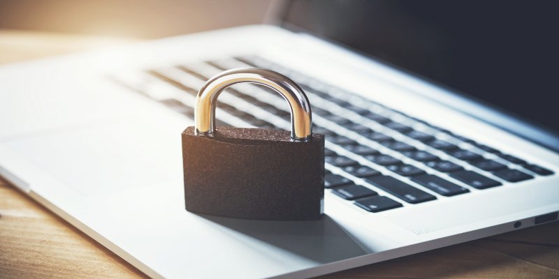 Creating a strong password on a laptop keyboard