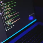 Python programming code on a computer screen